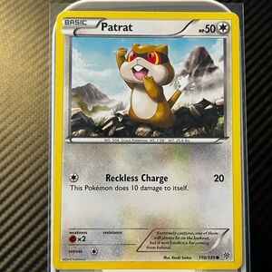PATRAT 2012 POKEMON CARD BW BLACK & WHITE PLASMA STORM #110/135
